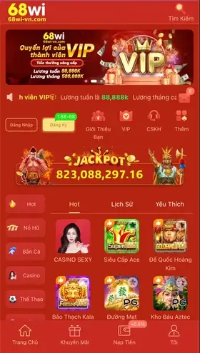 Tải 68WI – Trải Nghiệm Mọi Lúc, Mọi Nơi